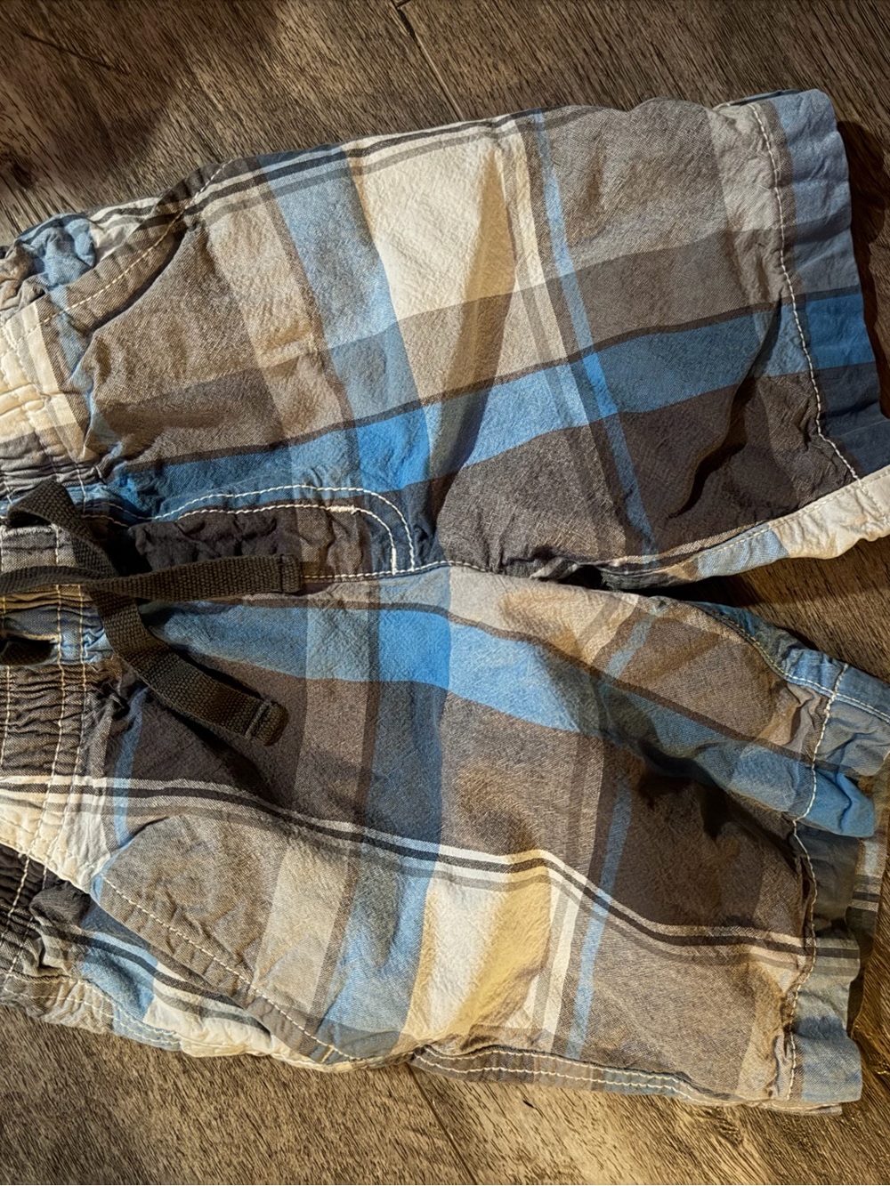 Cherokee Plaid Cargo Shorts Vintage